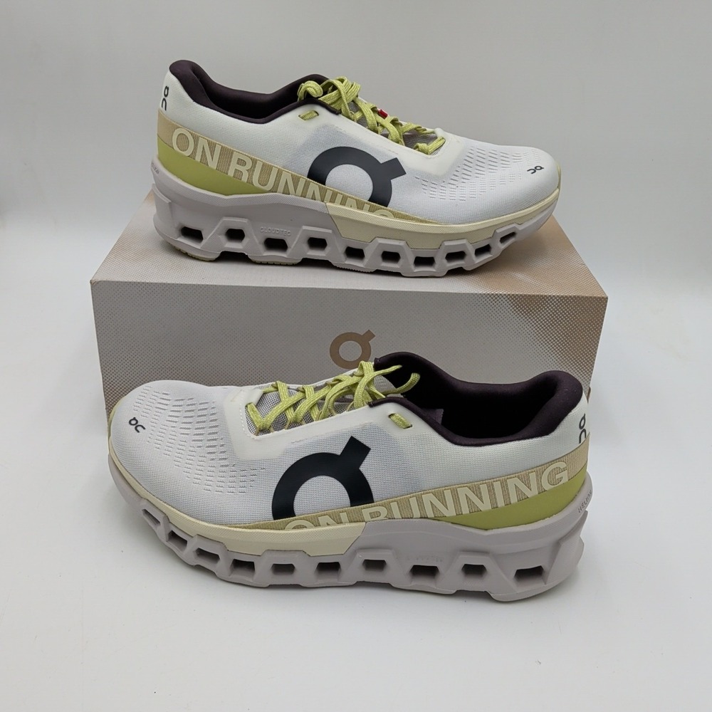 On Cloud Cloudmonster 2 Men's Size 10‎ WORN ONCE White Undyed Zest NEW Shoe